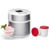 Chefwave Elado 2Qt Automatic Ice Cream Maker with 2 Reusable Storage Container CW-ICECREAM